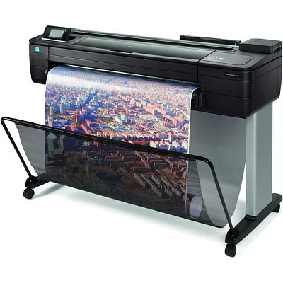 Широкофоматный принтер HP DesignJet T730 F9A29E#BCD (36",4color,2400x1200dpi,1Gb, 25spp(A1 drawing mode),USB for Flash/GigEth/Wi-Fi,stand,media bin,rollfeed,sheetfeed,tray50 (A3/A4), autocutter,GL/2,RTL,PCL3 GUI)
