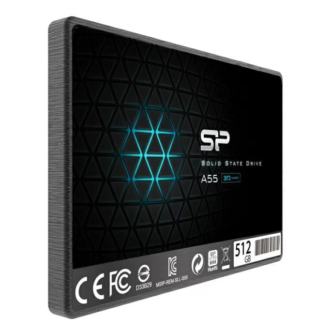 Silicon Power SSD 512Gb A55 SP512GBSS3A55S25 {SATA3.0, 7mm}