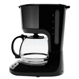 Капельная кофеварка RAGEX R405-000 с ЖК-дисплеем, 1.25 литра, 750 Вт, черный
