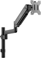 Кронштейн для мониторов ЖК Digma D-MM201, до 32", до 9кг, крепление к столешнице, поворот и наклон, черный