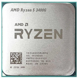 Процессор AMD Ryzen 5 3400G, AM4, OEM [yd3400c5m4mfh]