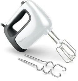 Миксер MOULINEX HM460110, ручной,  белый и черный [7211004400]