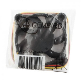 Gembird Вентилятор 50x50x10 подшипник 12V 0,13A 4500 об/мин [D50SM-12AS]