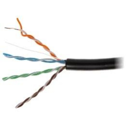 Кабель витая пара Bion BCL-U5451-301 U/UTP, кат.5e, 4x2x0,51мм AWG24, CCA, одножильный, PE, для внешней прокладки, 305м, черный