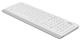 Клавиатура A4TECH Fstyler FKS10, USB, мембранная,  белый/серый [fks10 white]