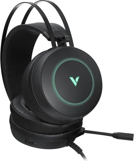 Игровая гарнитура проводная RAPOO VH160-BL Virtual 7.1, цвет - черный 19973