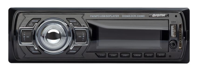 Автомагнитола Digma DCR-330MC