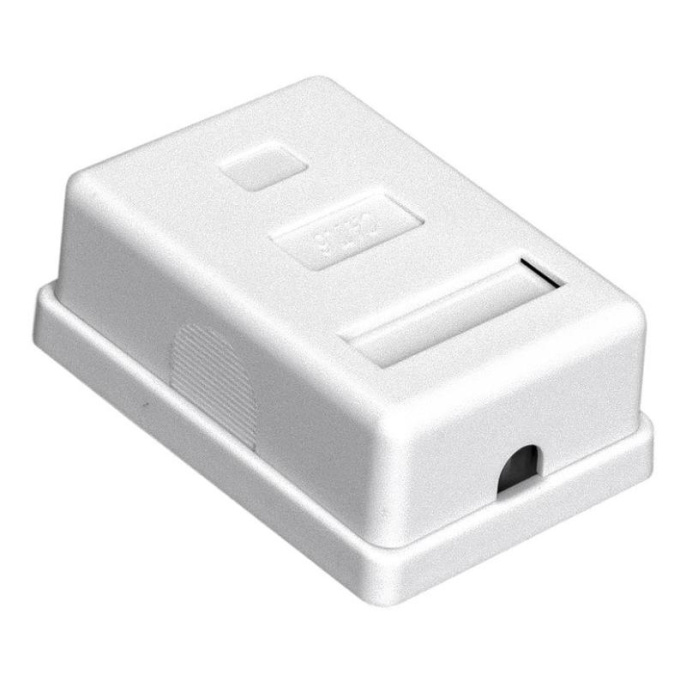 Розетка внешняя ExeGate SM1-RJ45-C6 RJ-45 кат.6 UTP Krone/110 EX292844RUS