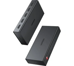 Сплиттер UGREEN CM570 90514 4K @ 60Hz HDMI 2.0 1*4 Splitter. Цвет: черный