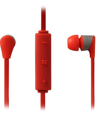 Наушники с микрофоном HARPER HB-115 Red (Bluetooth с регулятором громкости)