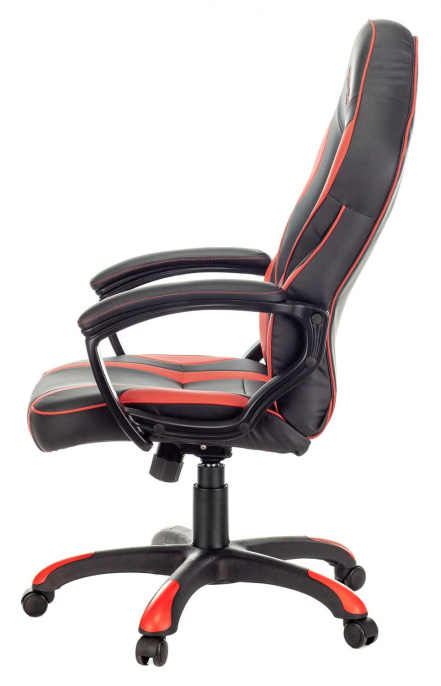 Кресло игровое A4Tech Bloody GC-350 черный/красный экокожа крестов. пластик черный