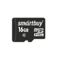 Micro SecureDigital 16GB Smartbuy Class 10 без адаптеров LE SB16GBSDCL10-00LE
