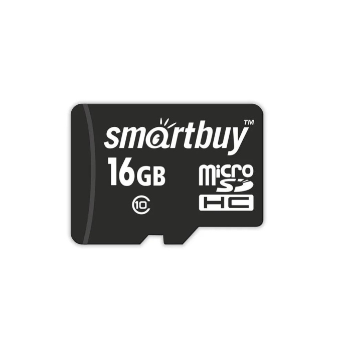 Micro SecureDigital 16GB Smartbuy Class 10 без адаптеров LE SB16GBSDCL10-00LE