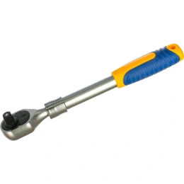 Трещоточная рукоятка с быстрым сбросом 1/2 Dr телескопическая KRAFT KT 700619