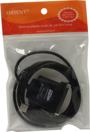 Кабель-адаптер Orient ULB-201N18 USB AM - LPT (C36M) 1.8м