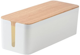 Органайзер Cactus CS-BOX-WH,  для проводов