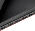 23.6" Монитор AOC Gaming C24G2AE, 1920x1080, VA, 165Гц, 2хHDMI, 1хDP, изогнутый, черный/красный и черный [c24g2ae-bk]
