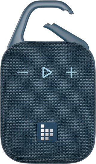 Портативная колонка Tronsmart Mirtune H1 Steel Blue (беспроводная, Bluetooth 5.3, влагозащищенный корпус, карабин, IPX7, диапазон частот: 70-20000 Гц, емкость аккумулятора: 2000 мА·ч)