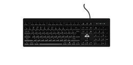 Клавиатура БЕШТАУ КЛ104РУ, USB, мембранная,  черный