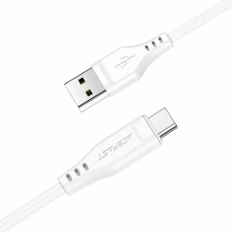 Кабель ACEFAST C3-04 USB-A to USB-C TPE charging data cable - White AF-C3-04-WH