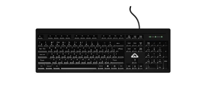 Клавиатура БЕШТАУ КЛ104РУ, USB, мембранная,  черный