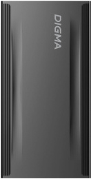 Накопитель SSD Digma USB3.2 Gen2x2 256GB DGSM8256G2MGG MEGA X 1.8" темно-серый