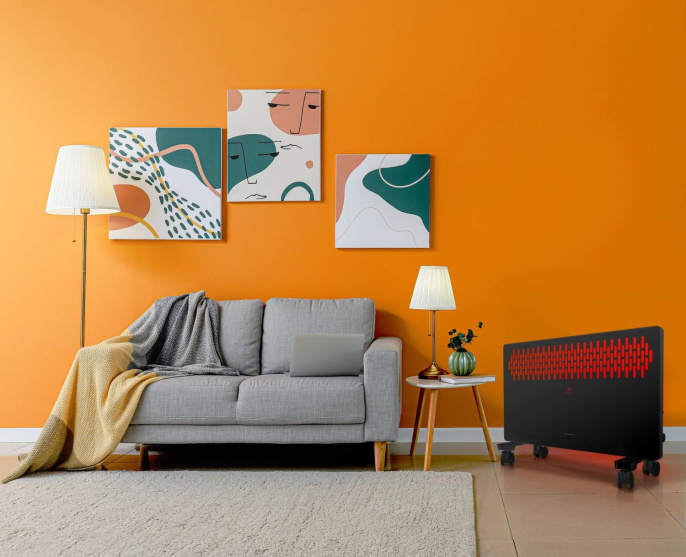 Конвектор Royal Clima Fiori Meccanico REC-FRBR1500M,  1500Вт,  с терморегулятором, черный