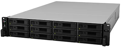 Система хранения данных Synology Rack 2U ISCSI Unified DualCont Array (QC2,4GhzCPU/8Gbupto64/2x1GbE+1x10GbE(+1xExpSlot) per controller)(upto12 2,5"/3,5"SASupto36with 2xRXD1219SAS),RAIDBasic,JBOD,0,1,5,10,F1/2xRPS/norail/5YW