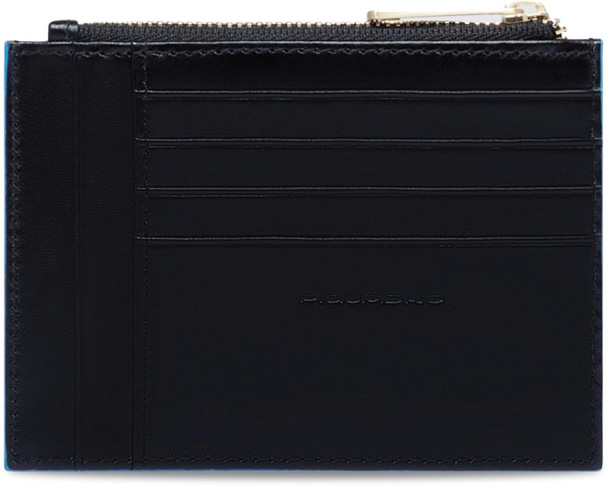Чехол для кредитных карт Piquadro Blue Square PP6659B2R/N черный кожа натуральная