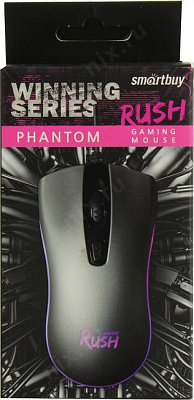 Мышь игровая проводная Smartbuy RUSH Phantom металл [SBM-713G-G]