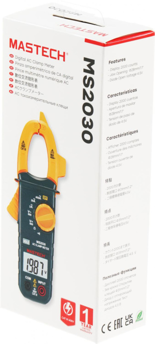 Токовые клещи MASTECH MS2030 13-1305