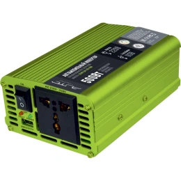 Автомобильный инвертор QUMO преобразователь постоянного тока 12В в переменный ток 220В, модель QAI-901-500 Inv 001 , максимальная выходная мощность 500Вт, встроенный разъем USB 33795