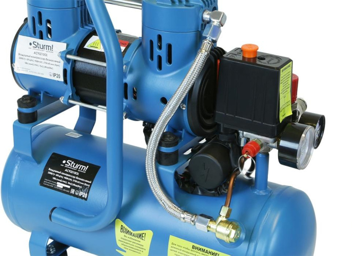 Компрессор поршневой STURM! AC93210OL безмасляный