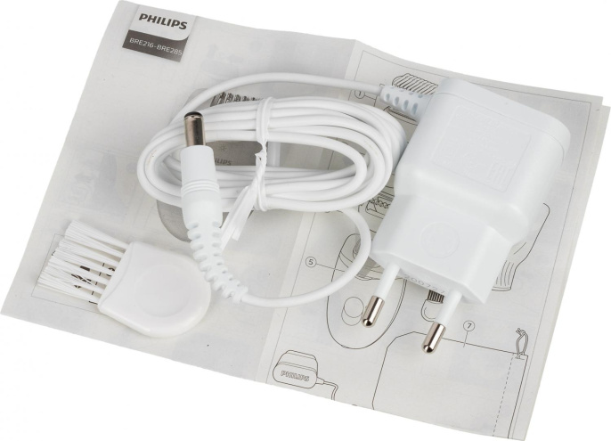 Эпилятор Philips BRE225/00 скор.:2 от электр.сети белый/фиолетовый