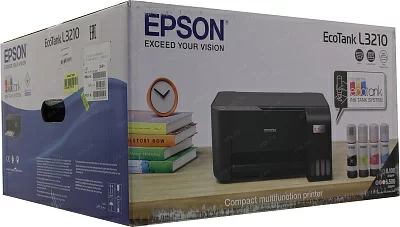 МФУ Epson EcoTank L3210 C11CJ68517 (A4 струйное МФУ 33стр/мин 5760x1440dpi 4 краски USB2.0)