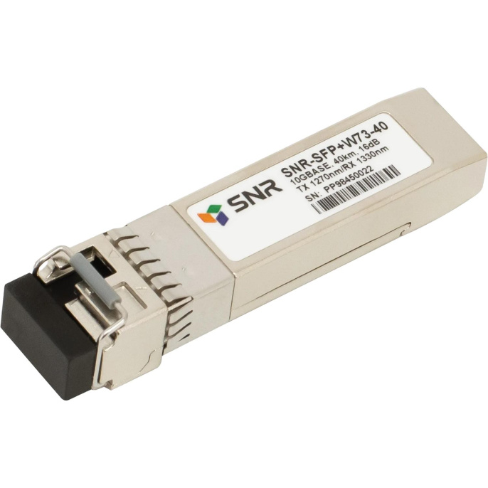 Трансивер SFP+ WDM, дальность до 40км 16dB , 1270нм SNR-SFP+W73-40