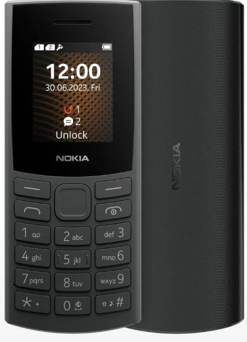 Сотовый телефон Nokia 106 DS TA-1564,  черный