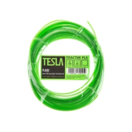 Пластик для 3D ручки TESLA PLA PLA05 зелёный, 10 м 371523