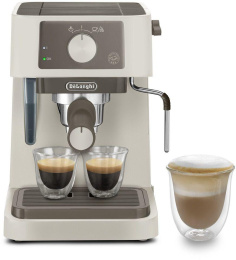 Кофеварка рожковая Delonghi EC235.CR 1100Вт бежевый