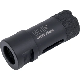 Коронка алмазная по керамике и бетону 25 мм для УШМ SKRAB 34825