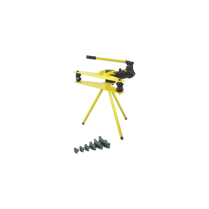 Ручной гидравлический трубогиб CNIC HHW-2J 1/2"-2", 13 т, на треноге 38310