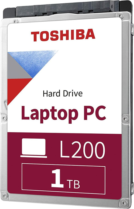 Жесткий диск Toshiba L200 Slim HDWL110UZSVA,  1ТБ,  HDD,  SATA III,  2.5"
