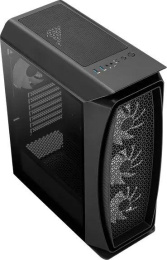 Корпус Aerocool Aero One Frost-G-BK-v1 черный без БП ATX 4x120mm 2x140mm 2xUSB3.0 audio bott PSU (ACCM-PB17043.11)