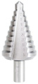 Сверло P.I.T. AMED08-0936 по металлу ступенчатое, Ø9-36мм, 10 ступеней с шагом 3мм, HSS