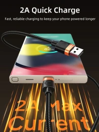Кабель CABLETIME CAP5H (CT-AMCM2A-AOB1) 1м USB-A - USB-C алюминий и ПВХ + плетеный для смартфонов