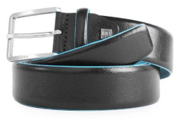 Ремень мужской Piquadro Blue Square, кожа натуральная, черный [cu5258b2/n]