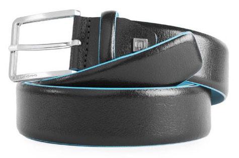 Ремень мужской Piquadro Blue Square, кожа натуральная, черный [cu5258b2/n]