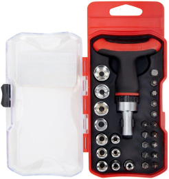 Набор бит и головок ГРАНДМАСТЕР 671327,  универсальные,  27шт