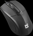 Мышь проводная Defender Optimum MB-270 PRO, оптическая, USB, 1200dpi, черный [52271]