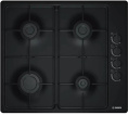 Газовая варочная панель Bosch PBP6C6K80Q,  4 конфорки,  эмалированная сталь,  черный